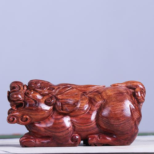 越南黄花梨降香黄檀招财装饰实木木雕木雕工工艺品木雕
